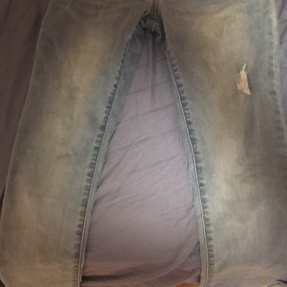 Aeropostale Size 2 ripped skinny jeans high rise - Picture 2 of 9